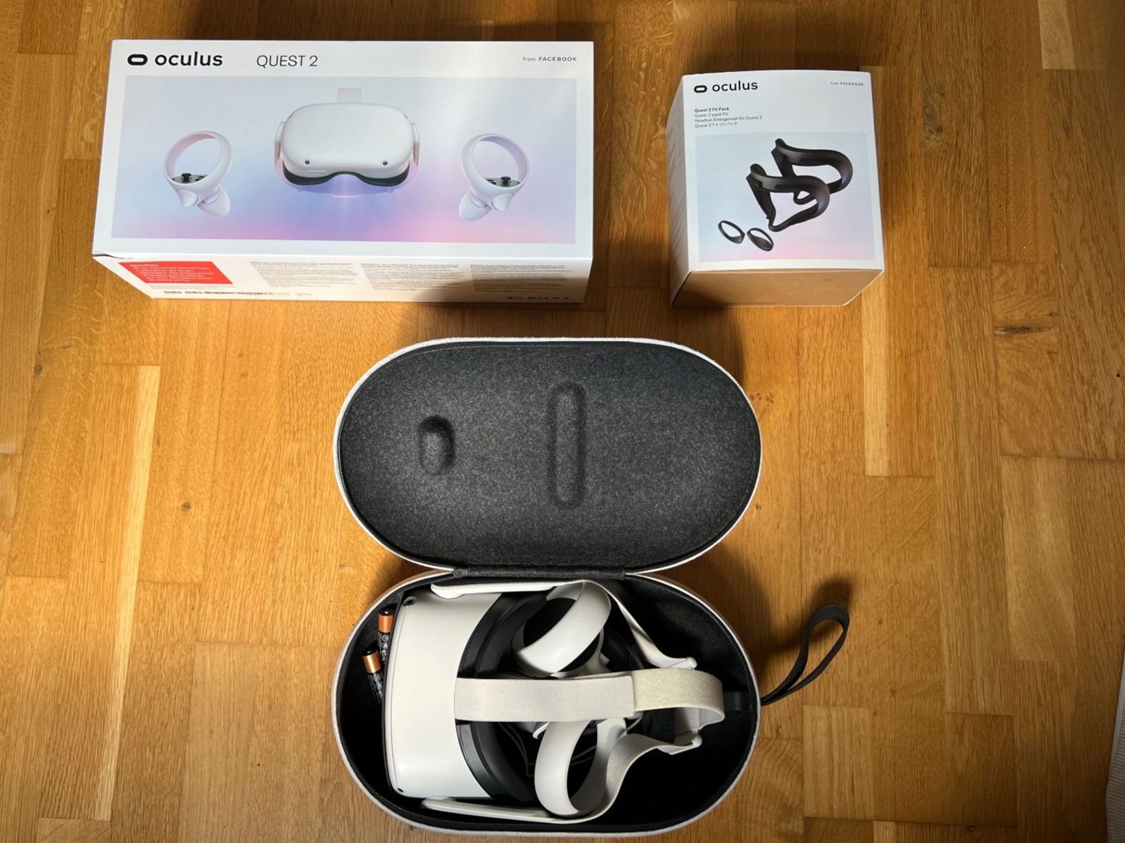 Meta VR Brille: OCULUS Meta Quest 2 128 GB mit Tragetasche + Fit Pack – Neu (gemäss Beschreibung) aus Zürich von PJKlingel 1