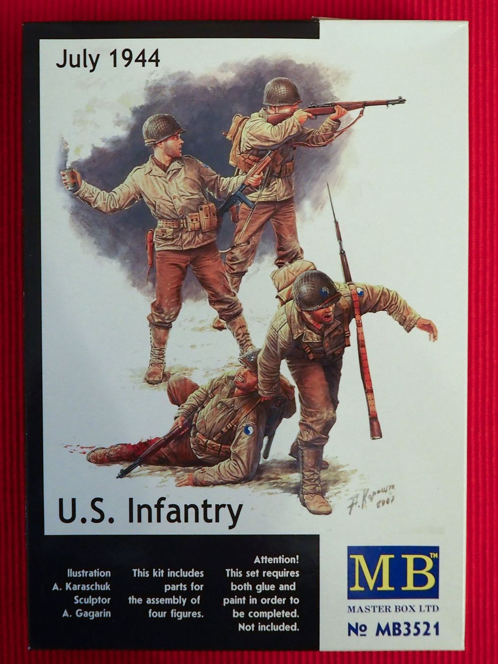 Kit di modellismo & Modellini statici: Master Box / US Infantry / OVP / 1/35 – Nuovo e nell'imballaggio originale da Chur venduto da dluli