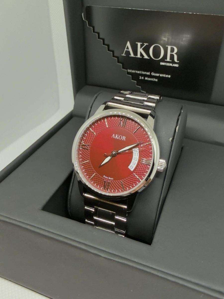 Orologi: AKOR RED CRYSTAL – Nuovo e nell'imballaggio originale da Bulle venduto da GMS-9 1