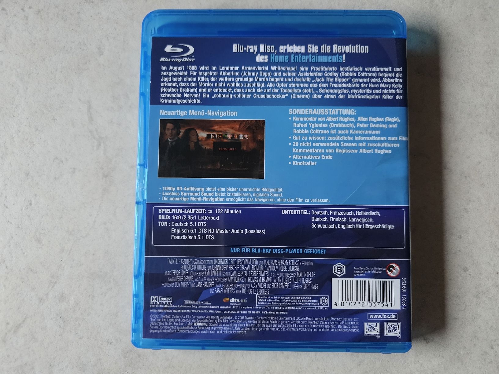 Tutti i DVDs: From Hell  /  Bluray – Usato da Schneisingen venduto da backstore24 1