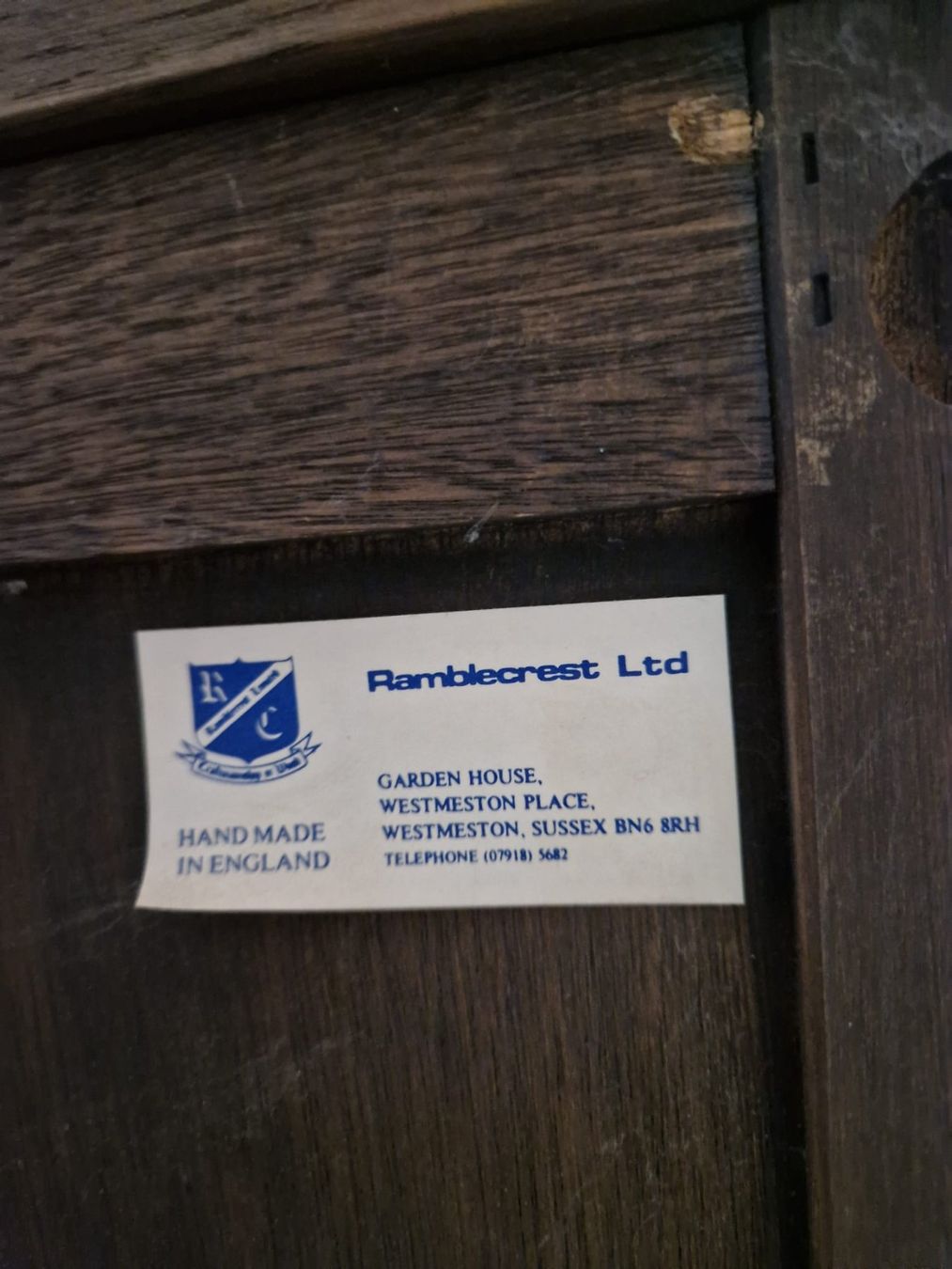 Cassettiere: Holzkommode dunkelbraun, Handgemacht Echtholz – Usato da Eschen venduto da SirHitch 1