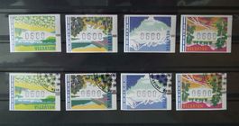 1986 Automatenmarken Jahreszeiten  gestempelt / Postfrisch
