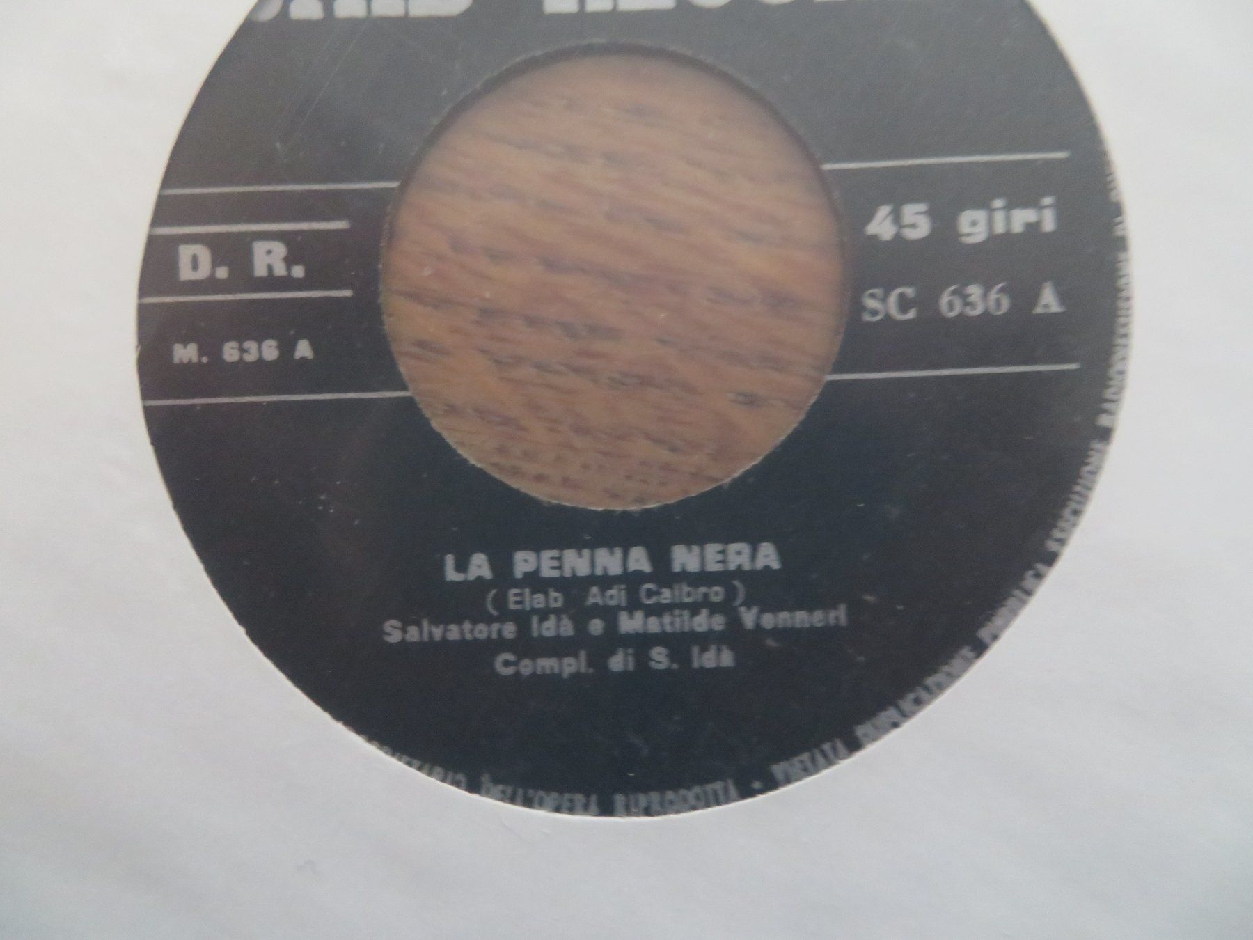Dischi in vinile: Rare Single Schallplatte "La Penna Nera", – Usato da Zürich venduto da max_cp5f