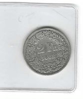 1862 u.E. Qualität  ss+/Fr. 2.- /Ag 0.800/10g=8g/1Mio Aufl.