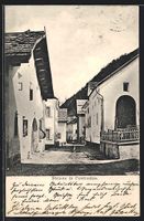 AK Pontresina, Strasse im Ort, 1905