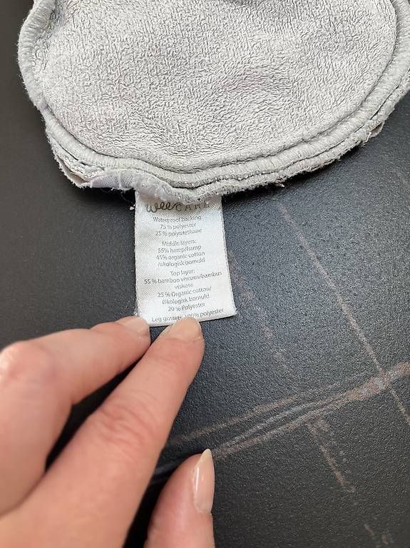 Secchi per pannolini & Pannolini: 2 couches lavables WeeCare + inserts triples – Usato da Servion venduto da and_5yxw 3