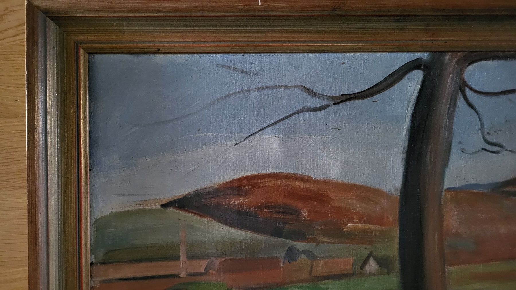 Dipinti: Fluss-Landschaft bei Basel HERMANN MEYER – Usato da Basel venduto da spinne02 2