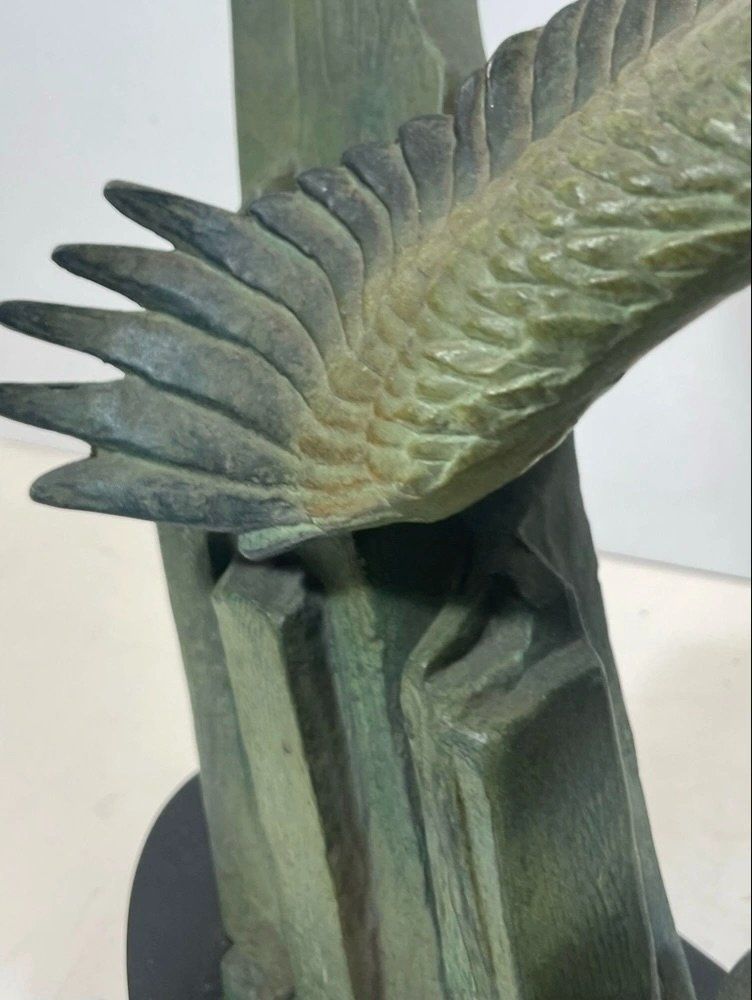 Orologi da terra & Orologi da parete: Grosse Adler Skulptur Tischuhr – Usato da Bruettisellen venduto da Collector_Store 5