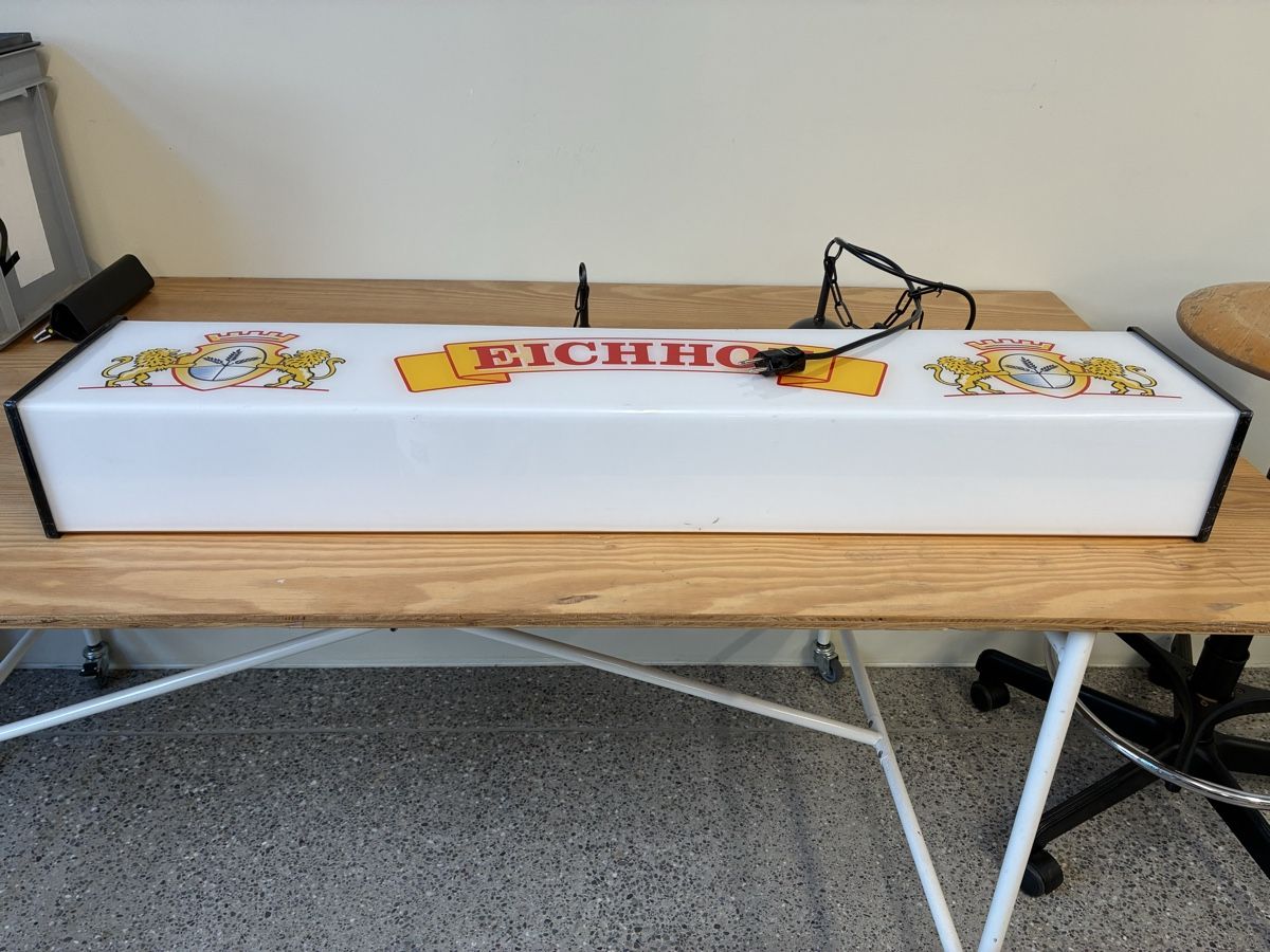 Eichhof Insegne: Leuchtkasten 100x20cm – Usato da Zürich venduto da adig 2