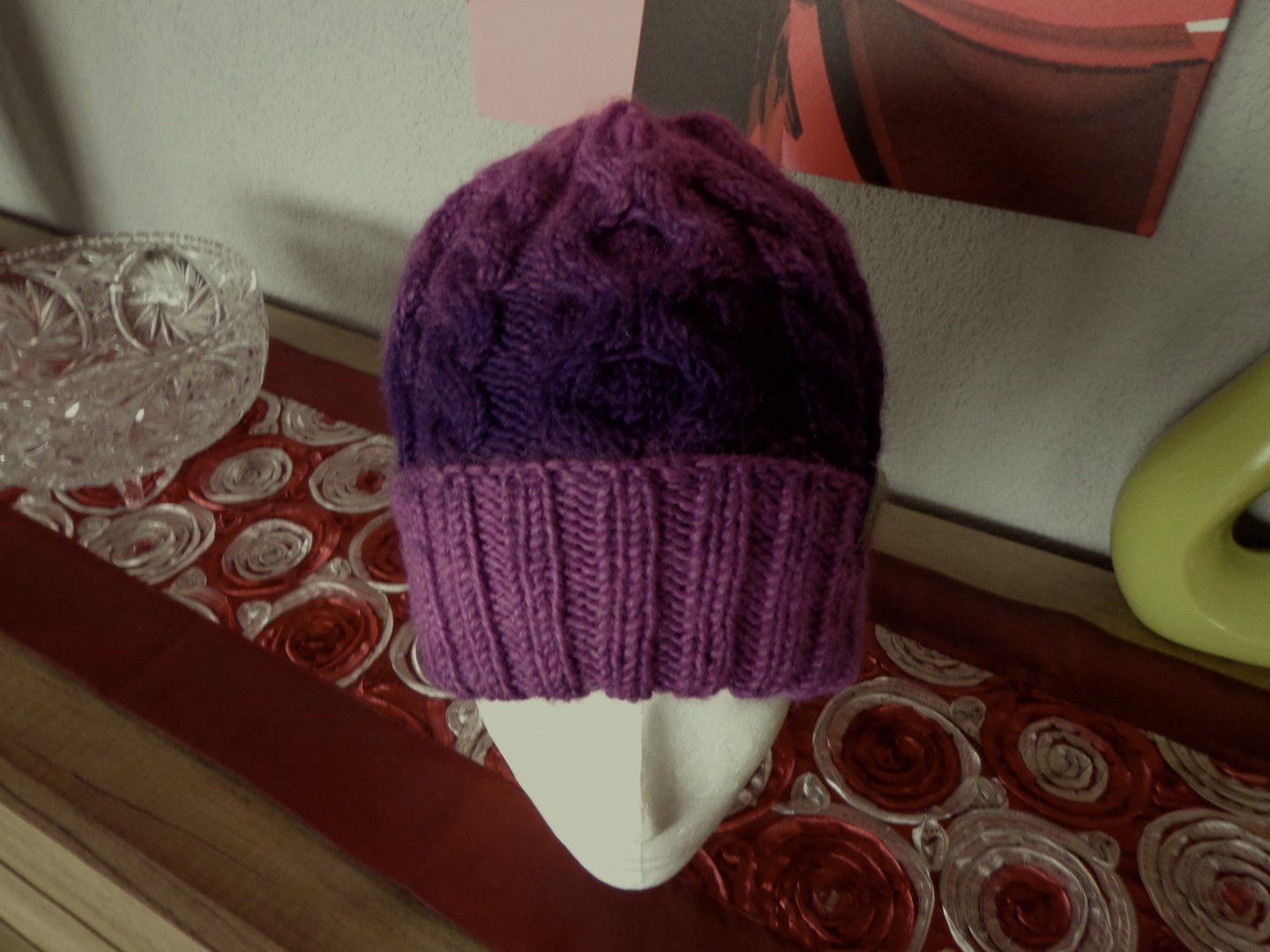 Lana: MÜTZE TIARA HANDGESTRICKT – Nuovo (secondo la descrizione) da Kreuzlingen venduto da Ylay