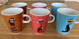Migros Tassen Set 6er - guter Zustand
