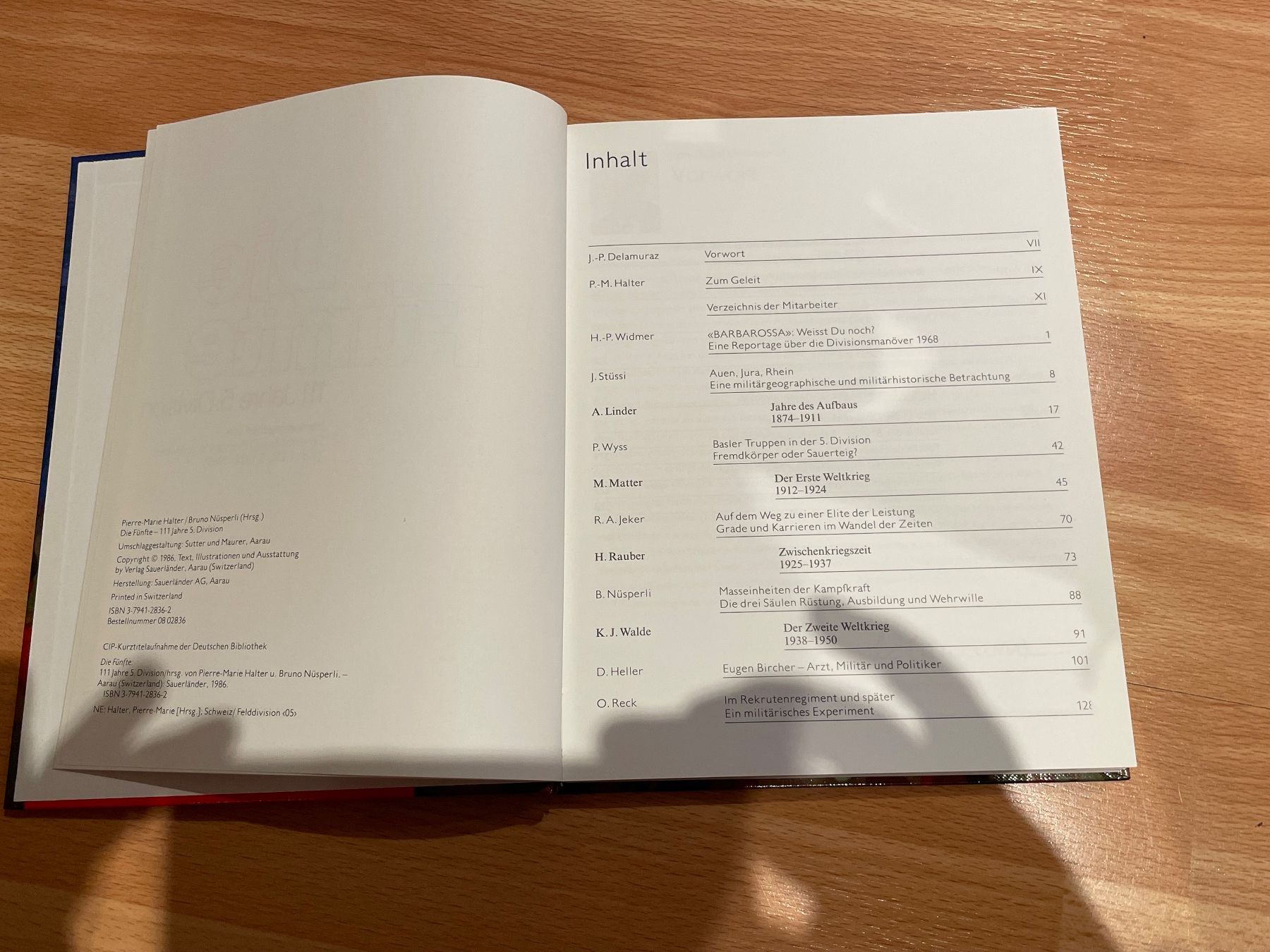Bücher: 2 Bücher Solothurner Regiment 11+Division 5 – Gebraucht aus Lenzburg von Seetal04 4