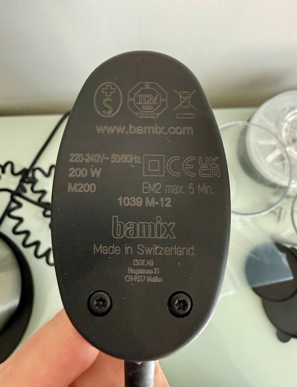 Bamix Elettrodomestici da cucina: Stabmixer BAMIX M200 BBQ Schwarz – Usato da Zollikerberg venduto da AnniP 1