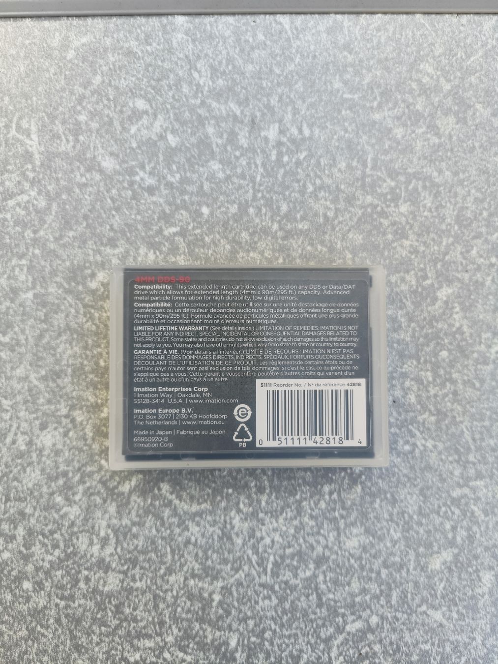 Musicassette: 9xDAT Kassetten Imation 4mm DDS-90 – Usato da Steffisburg venduto da zulg03 2
