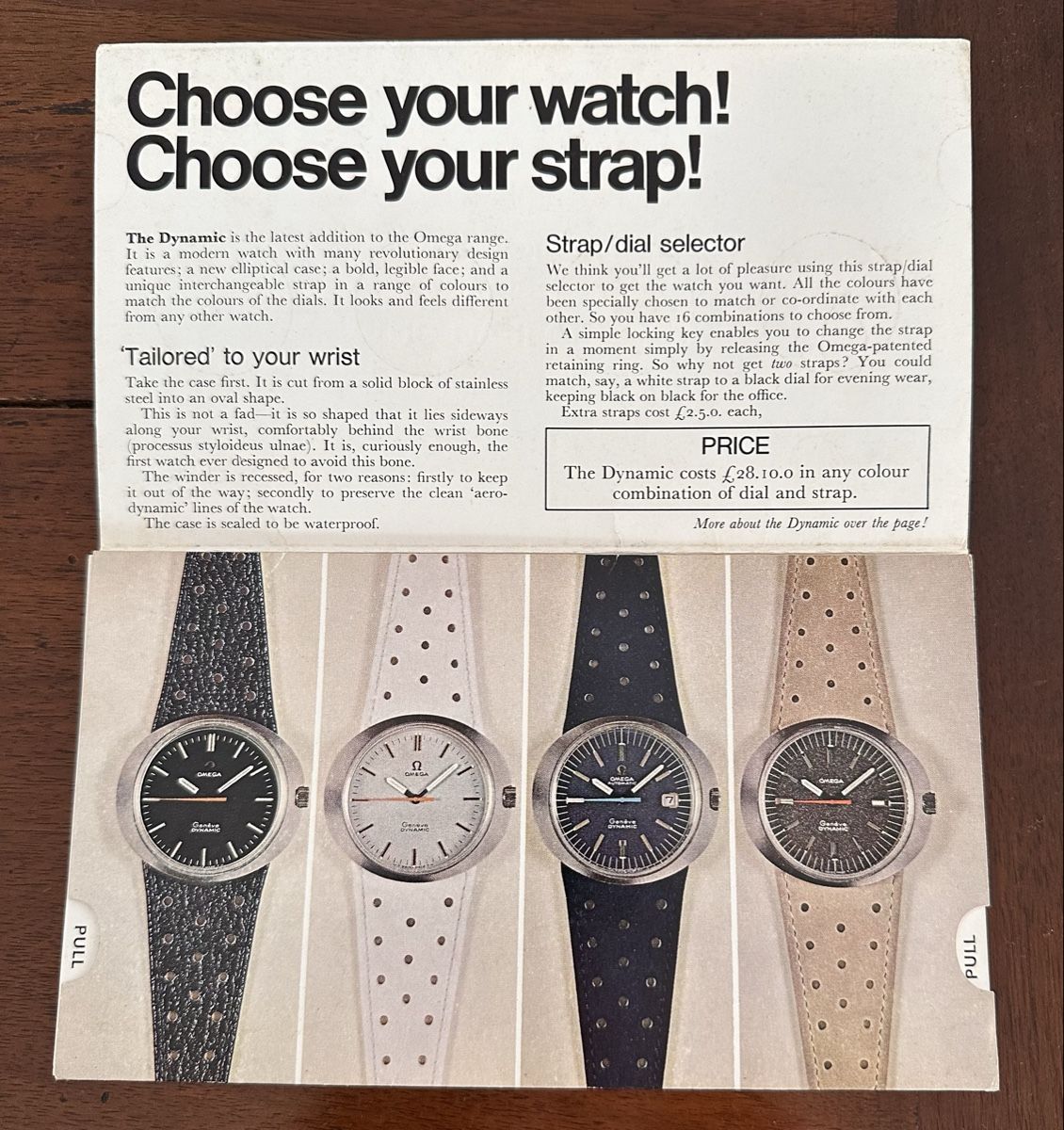 Omega Orologi: Omega Dynamic Brochure – Usato da Tenero venduto da .xxxxxxxxxx10 1