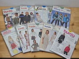 Set: 9 Burda Schnittmuster für Erwachsene