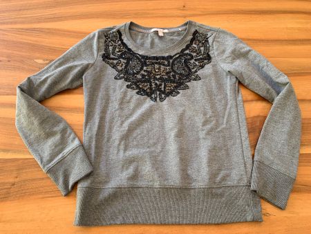 ESPRIT super schöner Pullover raffinierte Details Gr. XS