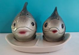 Vintage Fisch Salz und Pfeffer Set, Goebel W. Germany