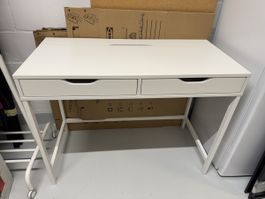 IKEA ALEX Schreibtisch in weiss mit Schubladen