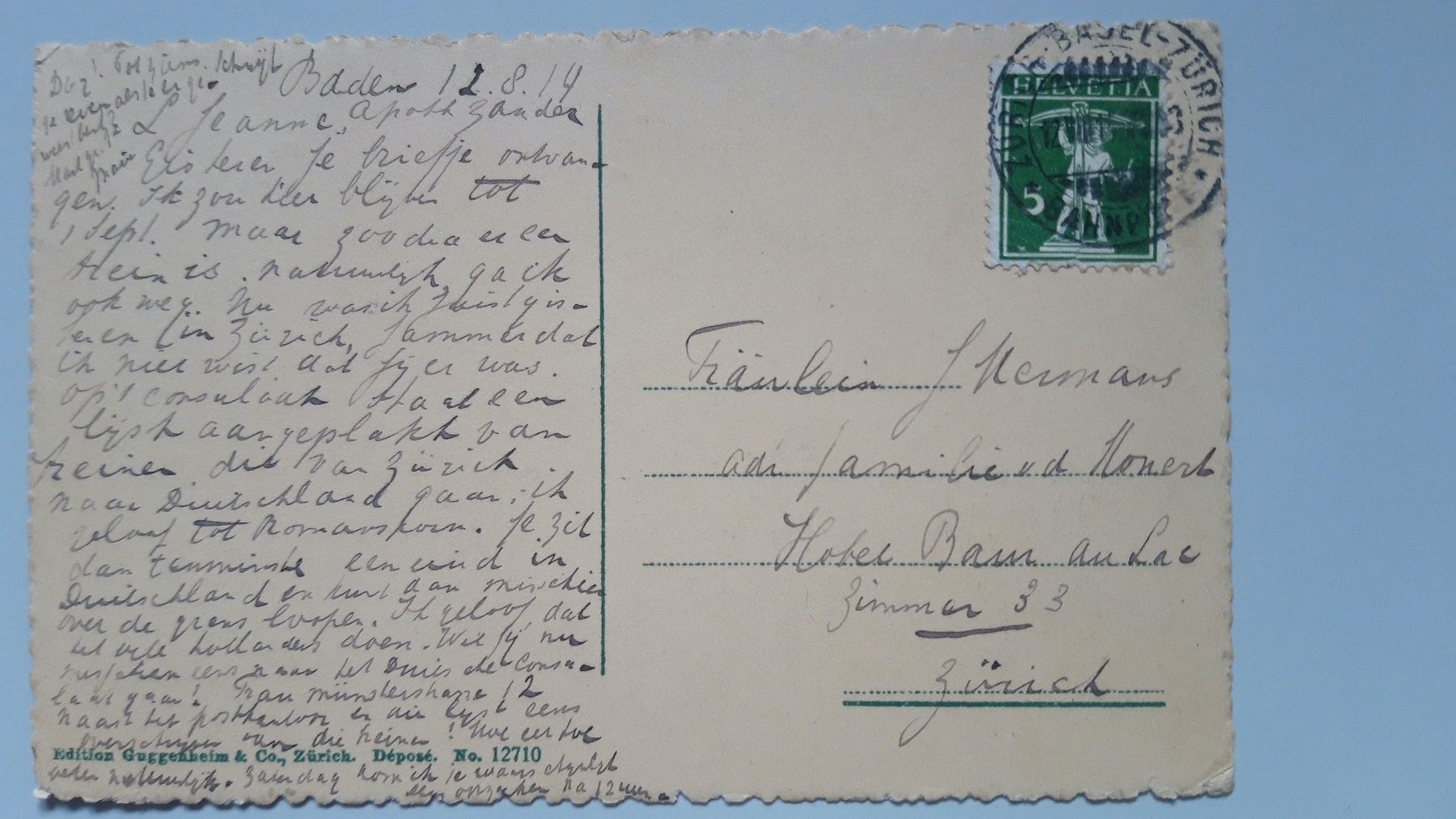 Cartoline postali: Zürich Landesmuseum – Usato da Sargans venduto da nicsam1815 1