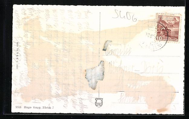 Cartoline postali: Rieden, Teilansicht mit Kirche, Blick au – Usato da Berlin venduto da bartko-reher 1