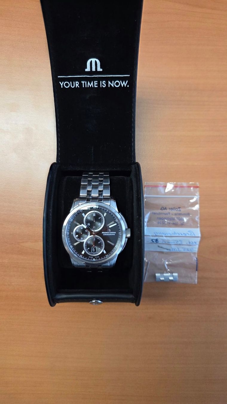 Maurice Lacroix Uhren: MAURICE LACROIX PONTOS AUTOMATIC CHRONOGRAPH – Gebraucht aus Winterthur von Romer.Uhren.Schmuck 7