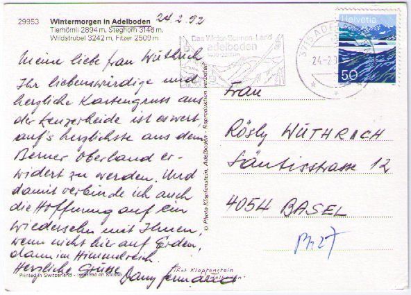 Cartes postales: Adelboden - Wintermorgen – D'occasion à Binningen par Mountainrider 1