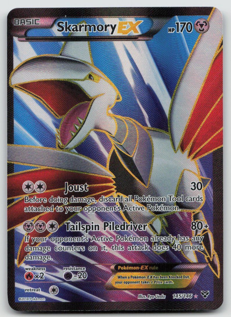 Pokémon Carte collezionabili: Pokemon Skarmory EX 145/146 EN 2014 – Usato da Lugano venduto da VlaseCard