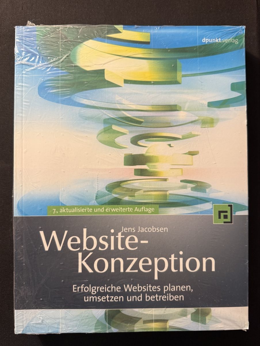 Libri: NEU: Webseite-Konzept 7, Jens Jacobsen – Nuovo e nell'imballaggio originale da Goldach venduto da igwhitestar