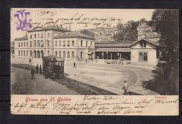 St. Gallen Bahnhof SG, 1902, ʘ St. Gallen + Glarus