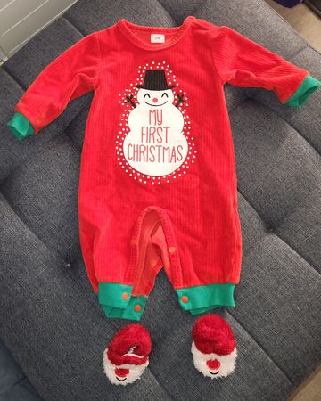 Baby Overall Weihnachten/ 3-6 Mt.