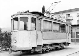 Mendrisio TI Tram Elettrici Mendrisiensi Ce 2/2 Denkmal