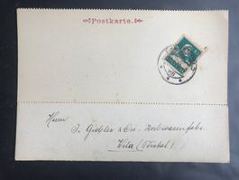 Geschäftspostkarte 1930 Tellkopf Frauenfeld Gubler