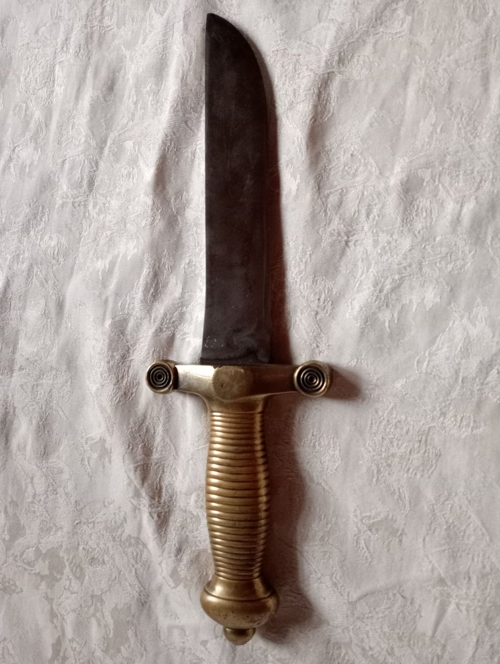 Posate: Antikes ,,Napoleon"- Messer Messinggriff 718 Gramm Dolch – Usato da Oberdorf BL venduto da Barocki888 8