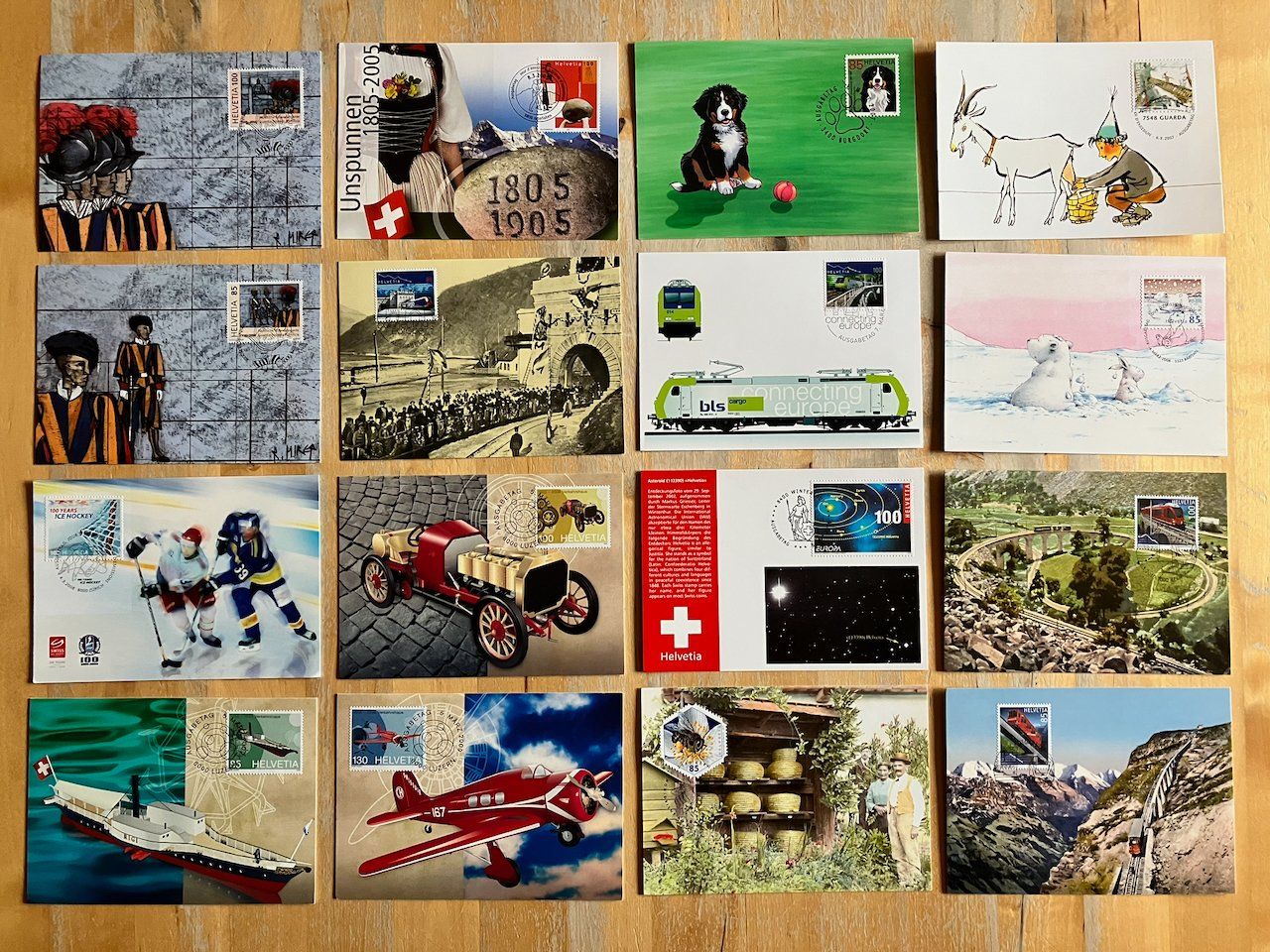 Tutti i francobolli: Lot Maximumkarten Schweiz 2005-11 – Usato da Nesslau venduto da andi_hon