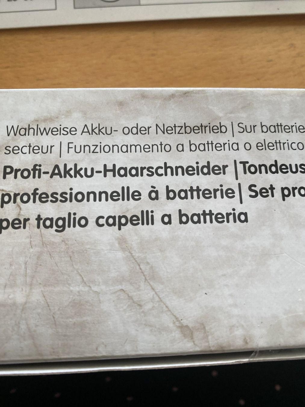 Taglio: Akku-Haarschneider – Nuovo e nell'imballaggio originale da Sachseln venduto da basti1950 1