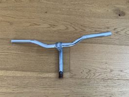 Verchromter Stahllenker mit ITM Vorbau