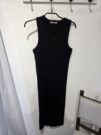 Rippkleid Schwarz Grösse S Neuwertig drykorn
