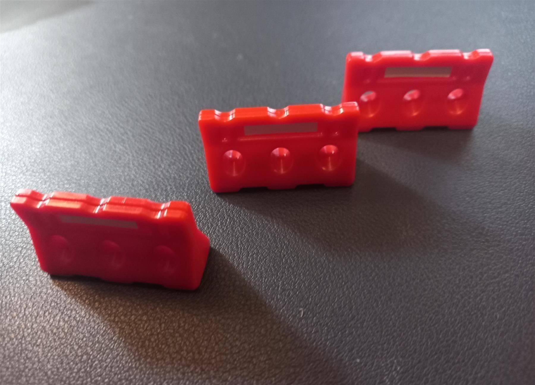 60x Strassensperre Modell Rot - Barrière routière maquette (Neu und ...