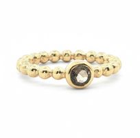 Unikate Silber Ring 925 mit Rauchquarz von Olga Ribler