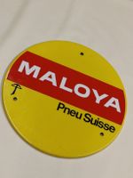 Original Emaille Schild / MALOYA Pneu Suisse ca. 1960