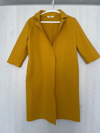 Damen Mantel Senfgelb Grösse L Neu