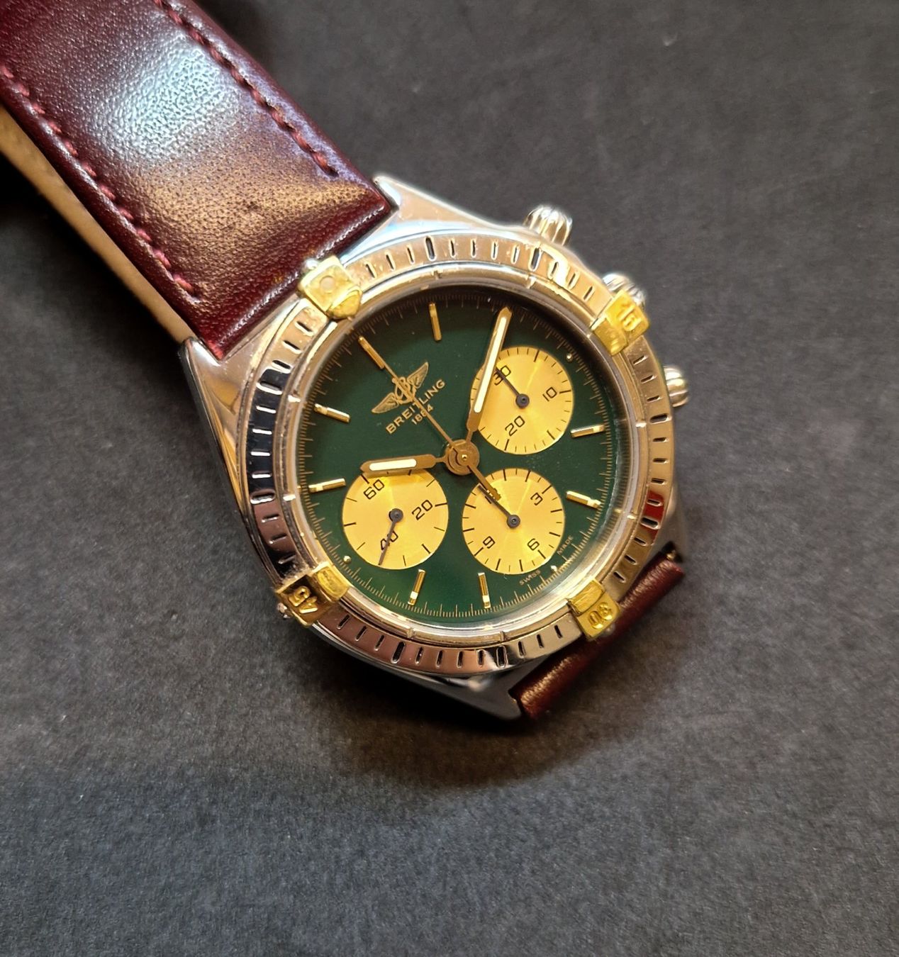 Breitling Orologi: Breitling Callisto Grün – Usato da Zürich venduto da horlogerie96 1