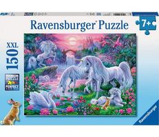 Ravensburger Puzzle 150 Teile Einhörner im Abendrot
