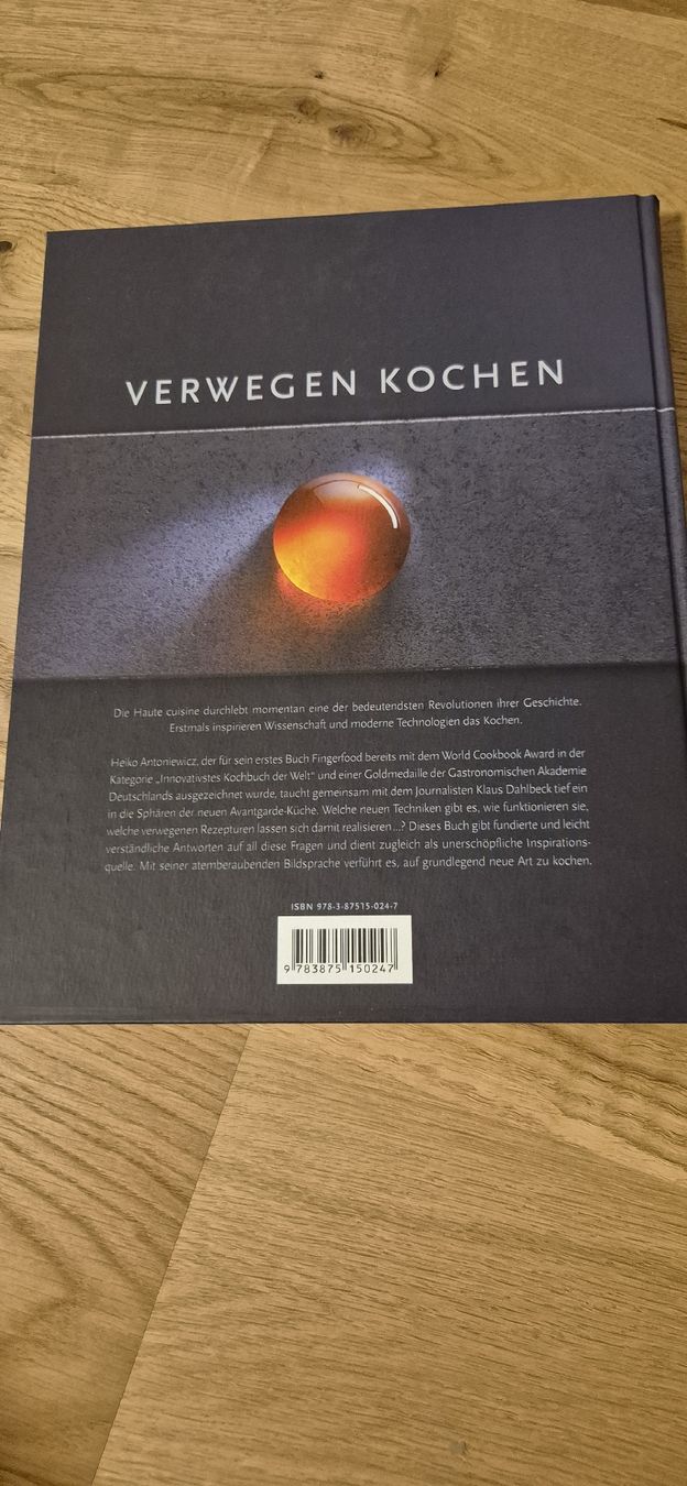 Libri: Kochbuch Verwegen Kochen Molekulare Techniken – Nuovo (secondo la descrizione) da Hünibach venduto da chlibeck 1