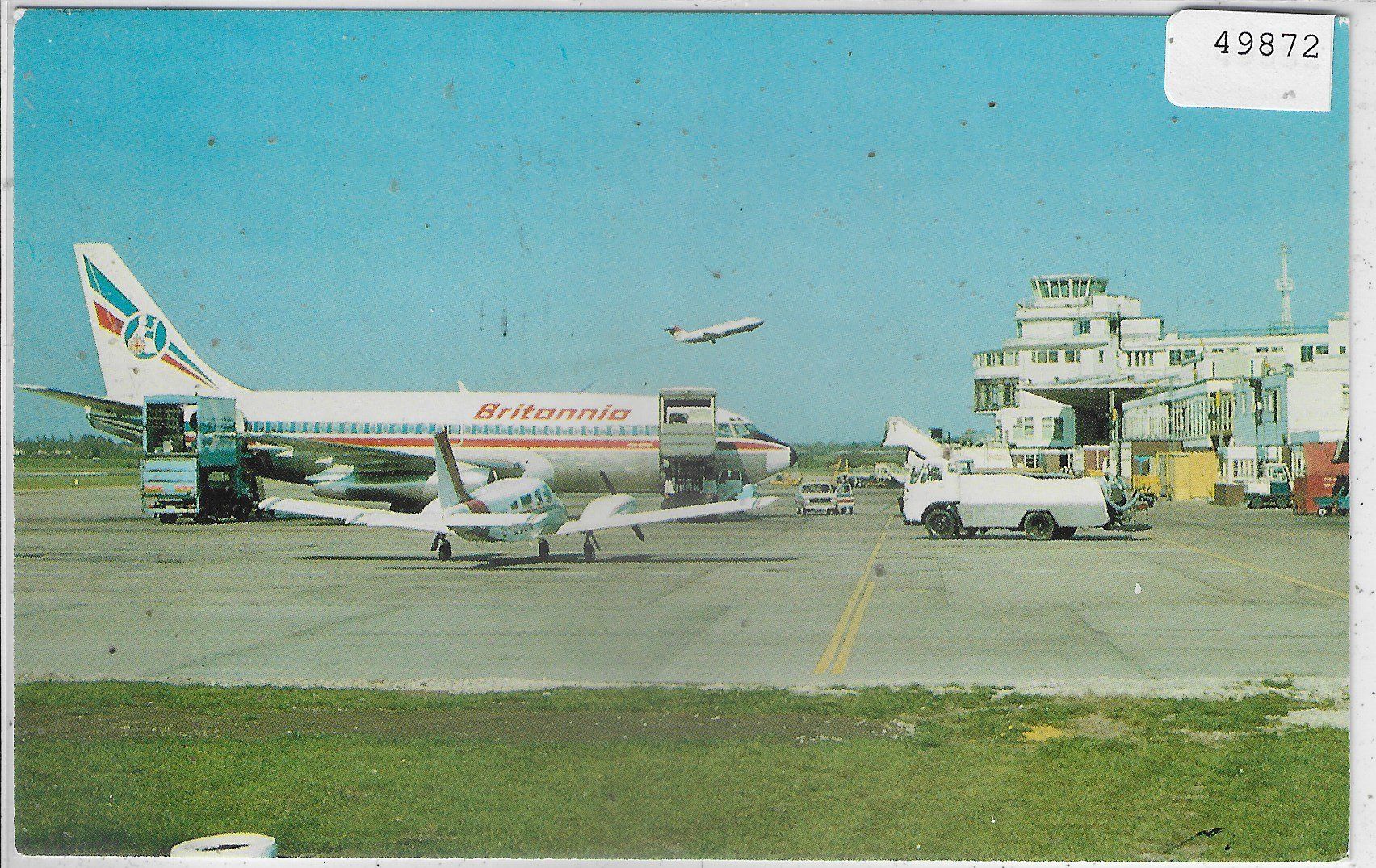 Ansichtskarten: Brimingham - Airport - Britannia Air – Gebraucht aus Ettingen von Kartenplanet
