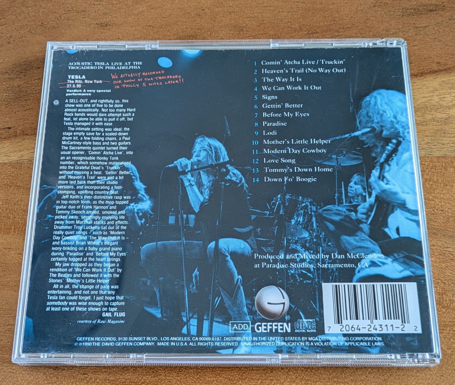 CD: Tesla - Give Man Acoustical Jam CD – Usato da Basel venduto da Beretta2 2