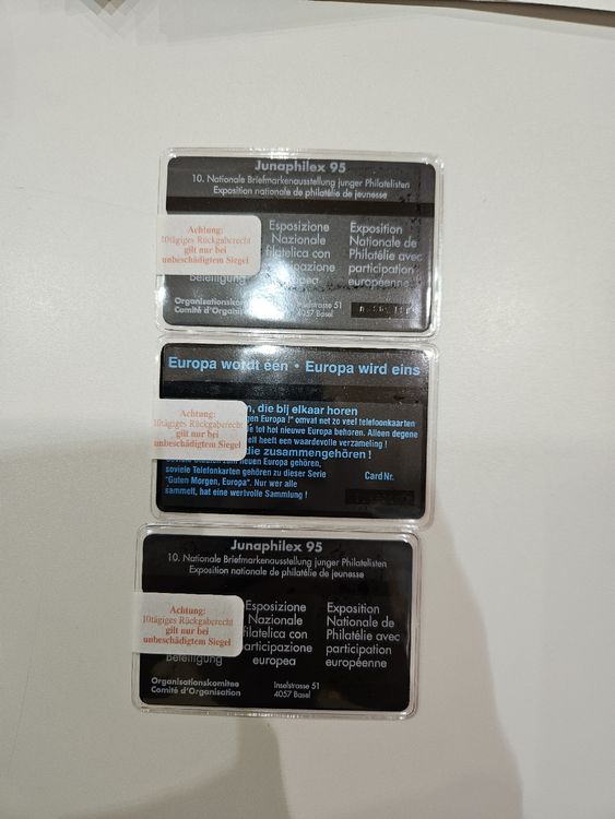 Cartes de téléphone: Schweizer Telefonkarten Sammlung Junophilpex/Europa Top! – Neuf avec emballage d'origine à Wiler b.Utzenstorf par Ired 1