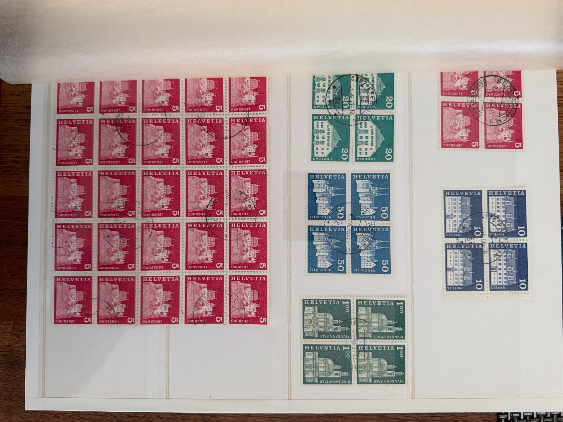 Tutti i francobolli: Schweizer Briefmarken Helvetia u Werbemarken – Usato da Horgen venduto da Nuschel01 4