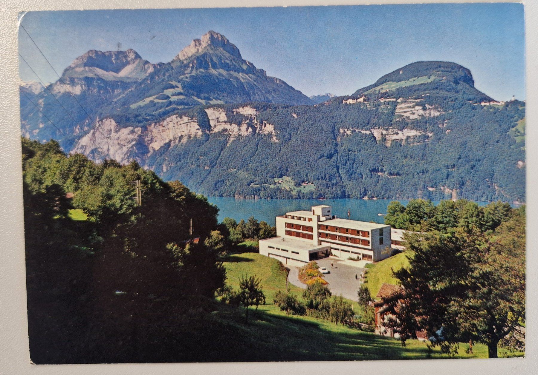 Cartoline postali: Morschach Antoniushaus Mattli 1971 – Usato da Melchnau venduto da Arthurius